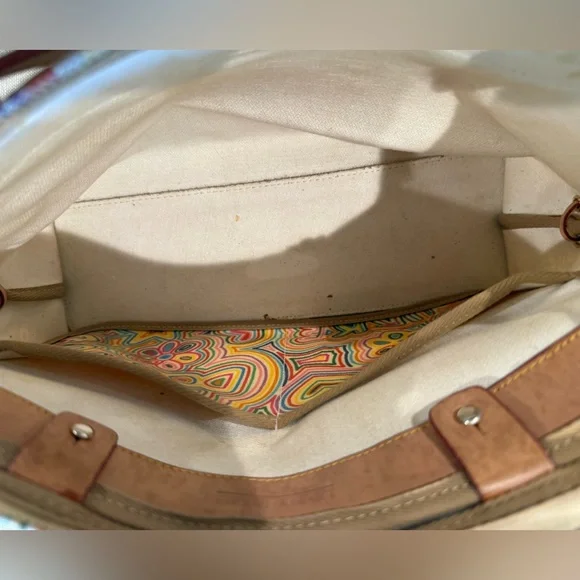 Dooney & Bourke rare rainbow doodle y2k purse - Picture 9 of 12